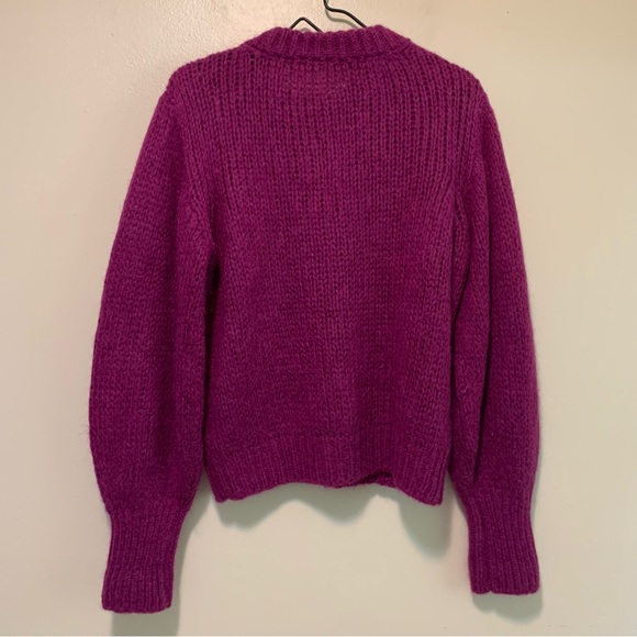 Sessun Mairena magenta Aplaca blend sweater size medium - Picture 8 of 8
